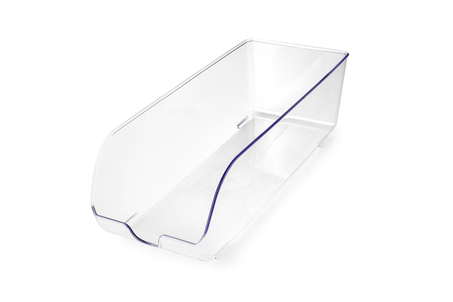 Organizador de Latas para Frigorífico em PETG Transparente 350x140x100mm