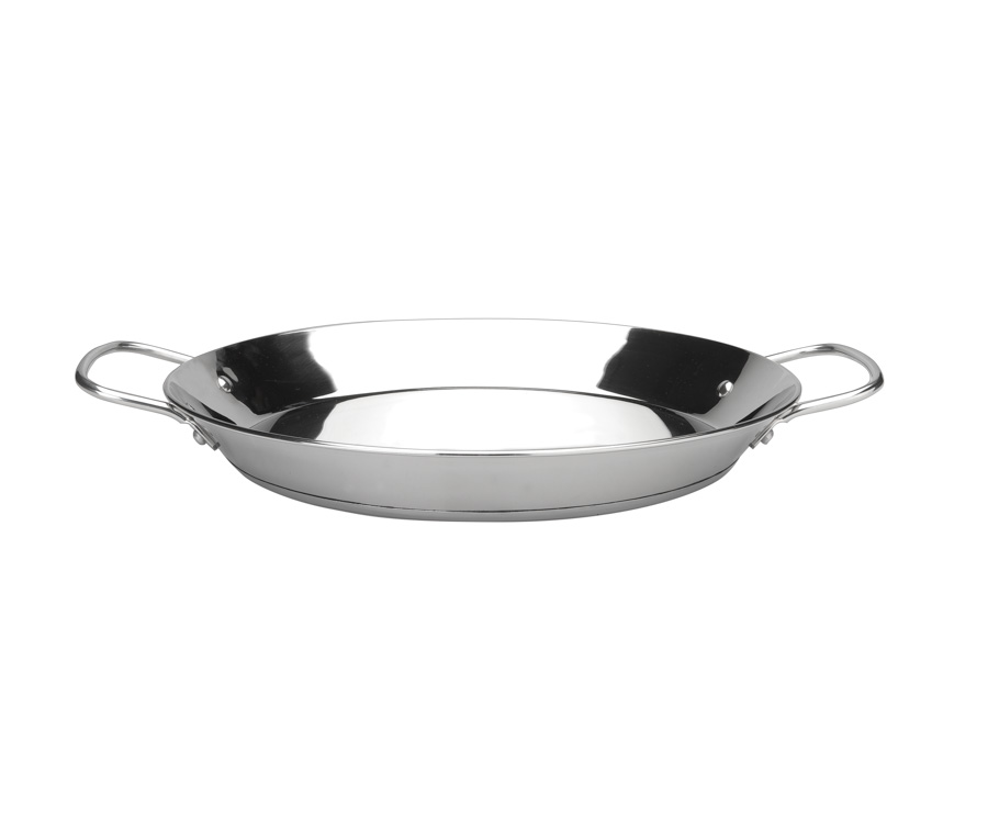 Paellera Inox 34 cm para Indução e Forno