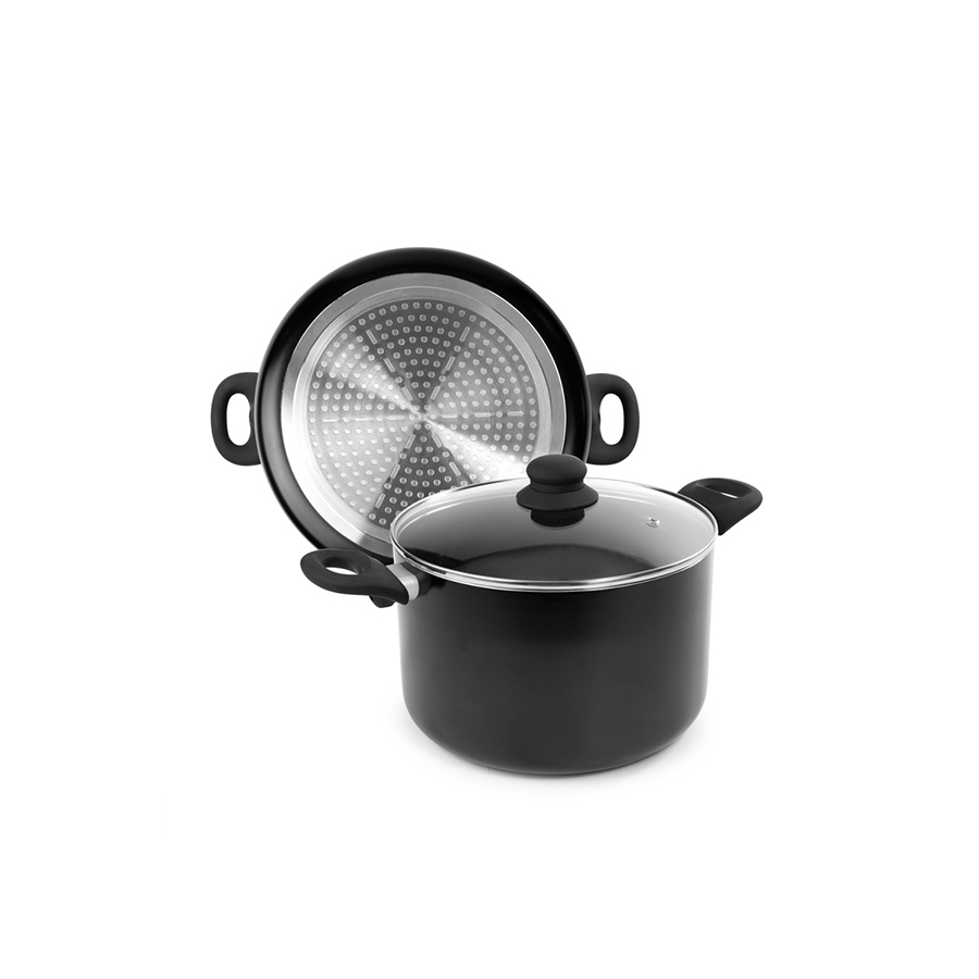 Panela de Indução com Tampa 24 cm para Cozinha Profissional