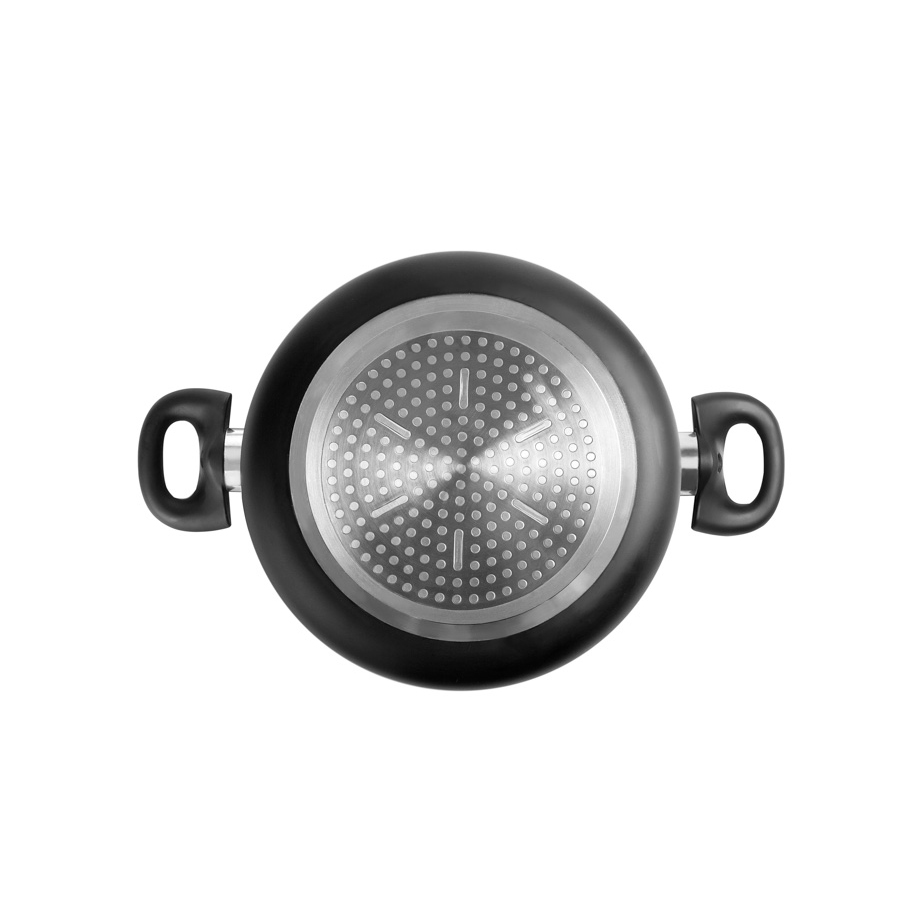 Panela para Massa Indução 22 cm com Tampa Escorredora