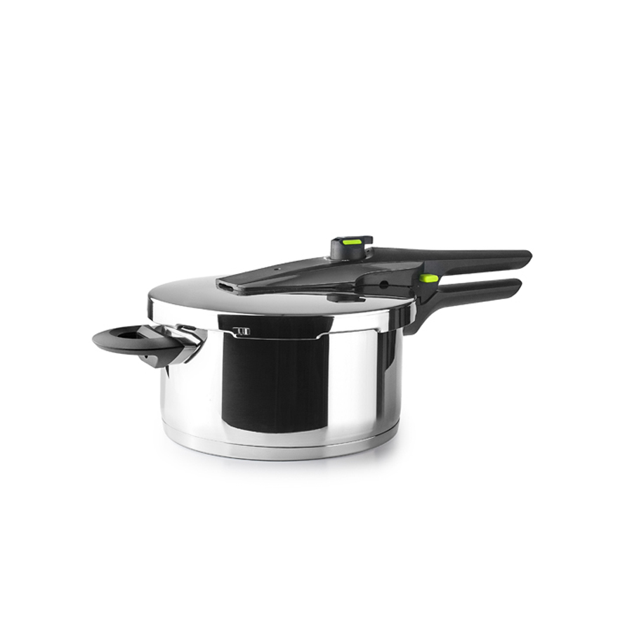 Panela de Pressão Aço Inoxidável 6 Litros para Cozinha Profissional