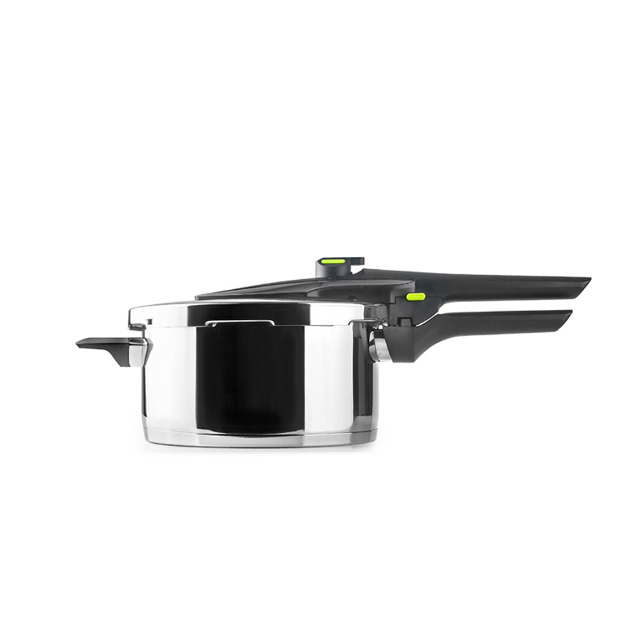 Panela de Pressão Aço Inoxidável 6 Litros para Cozinha Profissional