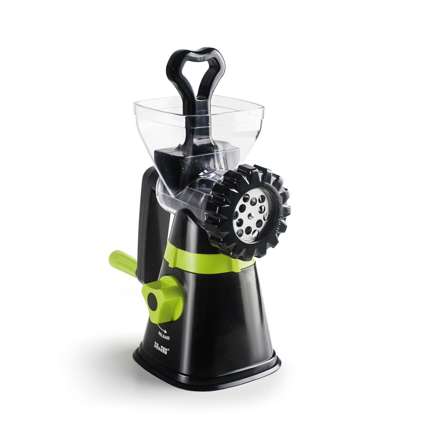 Picador de Carne Manual com Discos de Corte em Aço Inoxidável