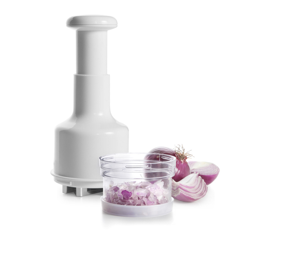 Picador Manual com Recipiente para Cozinha Profissional