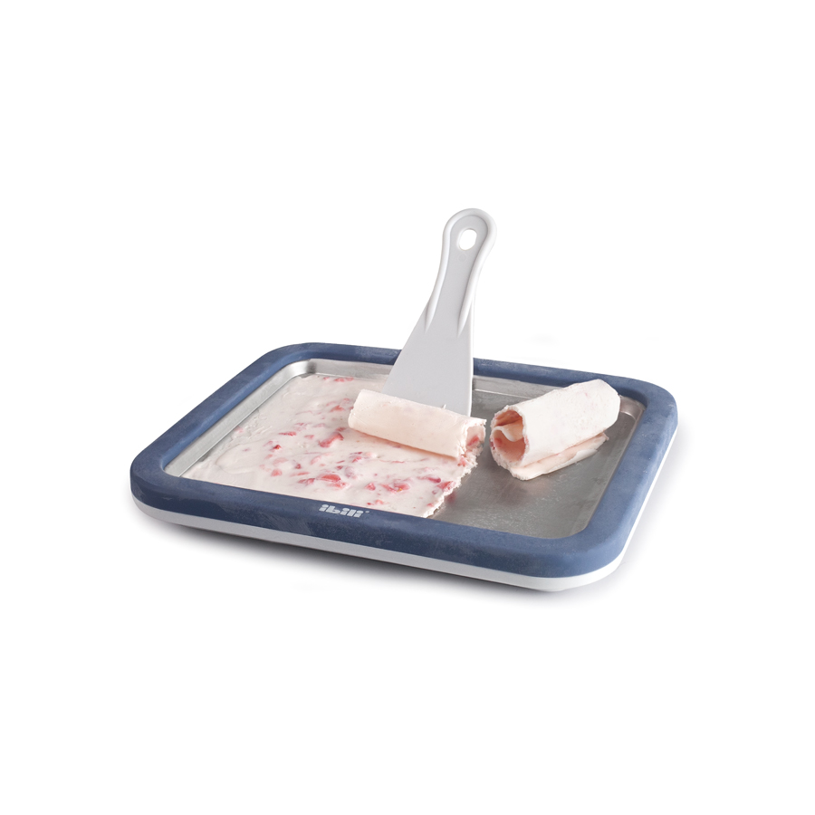 Placa Enfriadora de Gelado para Rolos, Aço Inoxidável
