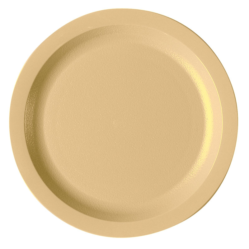 Prato Raso Policarbonato 25,4 cm Diâmetro para Serviço de Mesa