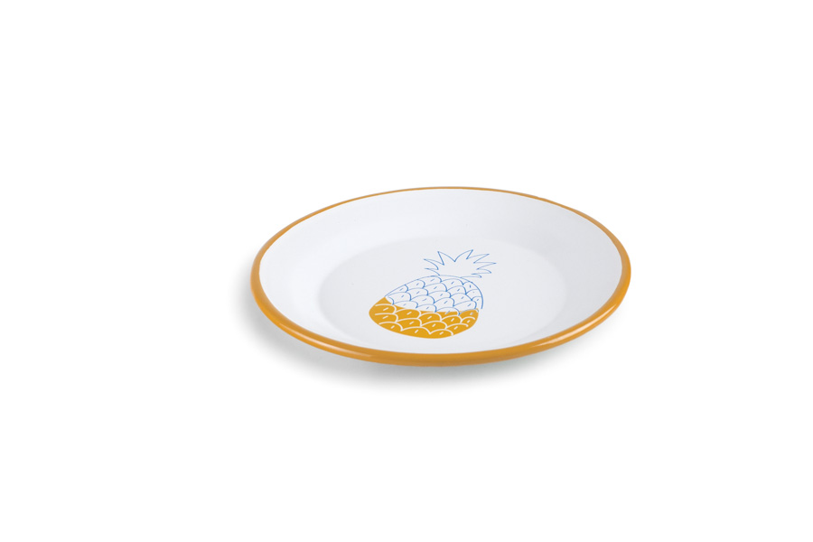 Prato de Sobremesa Aço Esmaltado Vitrificado para Serviço de Mesa