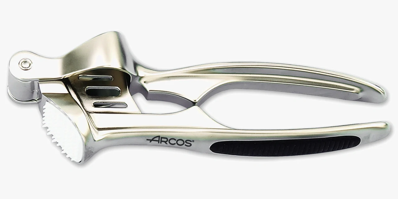 Prensa Alhos Profissional 160 mm em Liga de Zinco Cromada