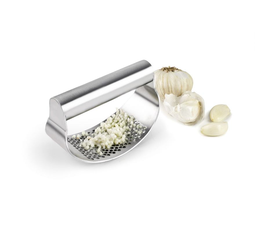Prensador de Alhos em Aço Inoxidável para Cozinha Profissional