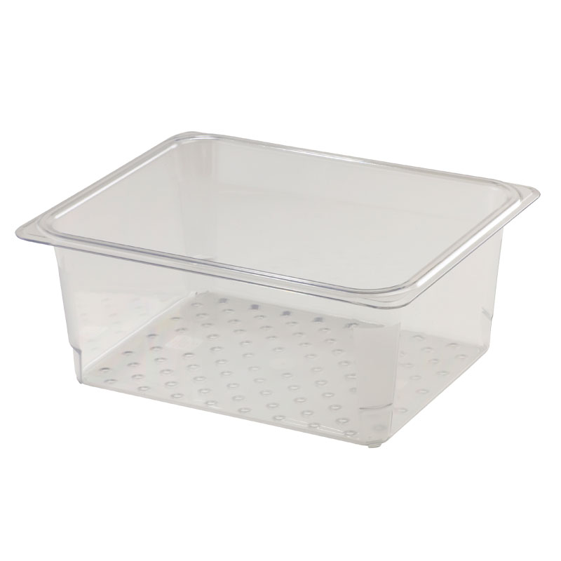Recipiente Colador GN 1/2 Policarbonato Transparente 265x325x127 mm