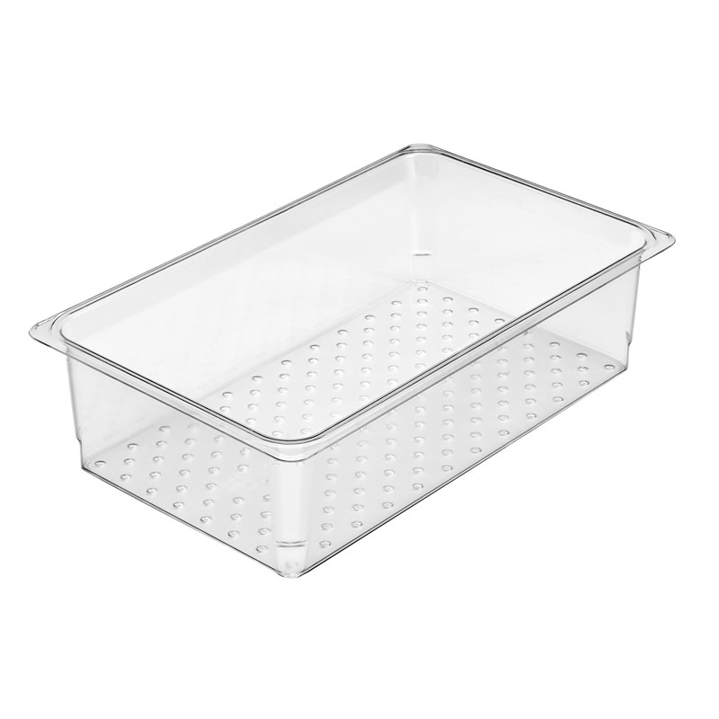Recipiente Colador GN1/1 Policarbonato Transparente 530x325x127mm