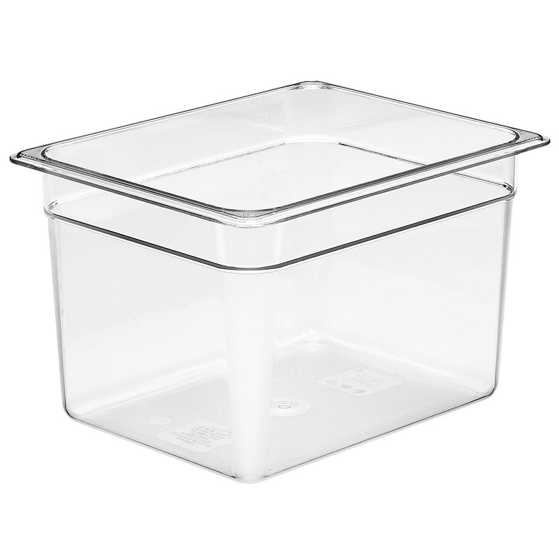 Recipiente Gastronorm GN 1/2 Policarbonato Transparente 20 cm Profundidade