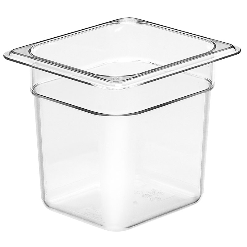 Recipiente Gastronorm GN 1/6 162x176x150 mm Policarbonato Transparente