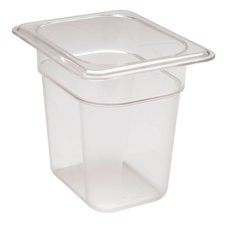 Recipiente Gastronorm GN 1/8 Policarbonato Transparente 150 mm