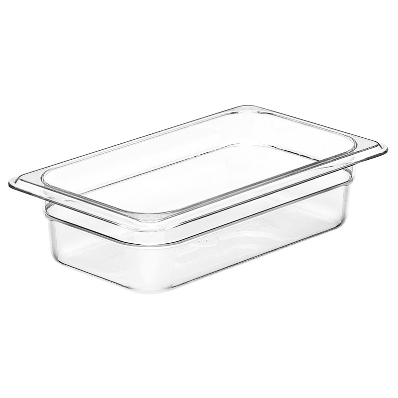 Recipiente Gastronorm GN 1/4 Policarbonato Transparente 6,5 cm