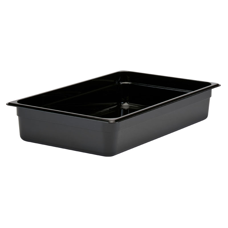 Recipiente Gastronorm GN 1/1 Policarbonato Negro 13.5 L