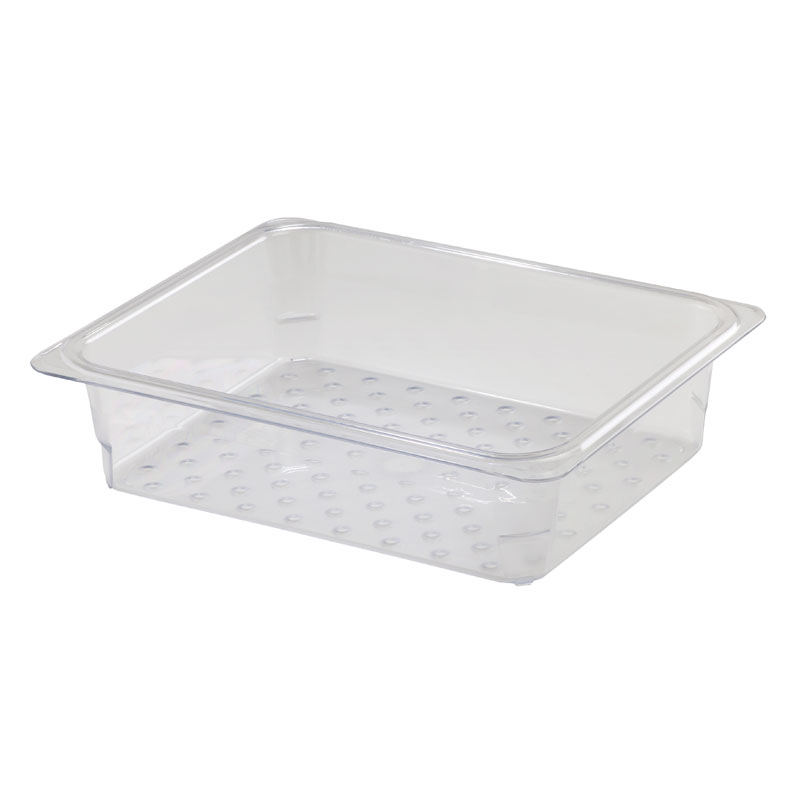 Recipiente Gastronorm GN 1/2 Perfurado Policarbonato 76 mm Profundidade