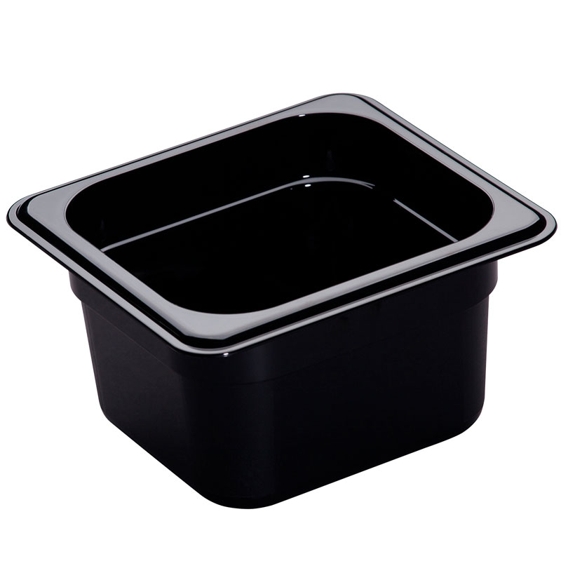Recipiente Gastronorm GN 1/6 Alta Temperatura 2.5 L Preto
