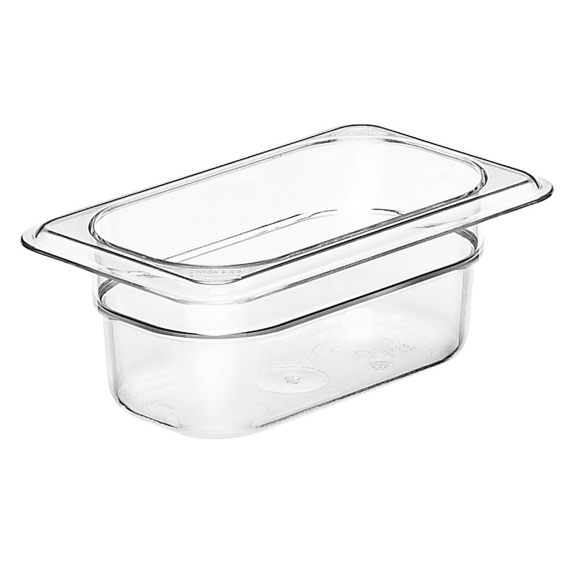 Recipiente GN 1/9 Policarbonato Transparente 176x108x65 mm