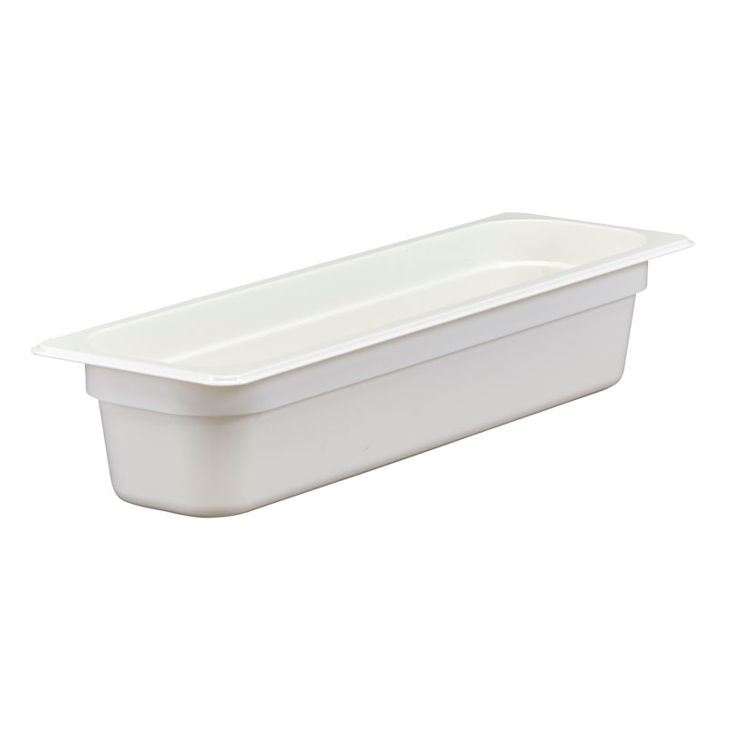 Recipiente GN 2/4 Policarbonato 530x162 mm Prof. 100 mm