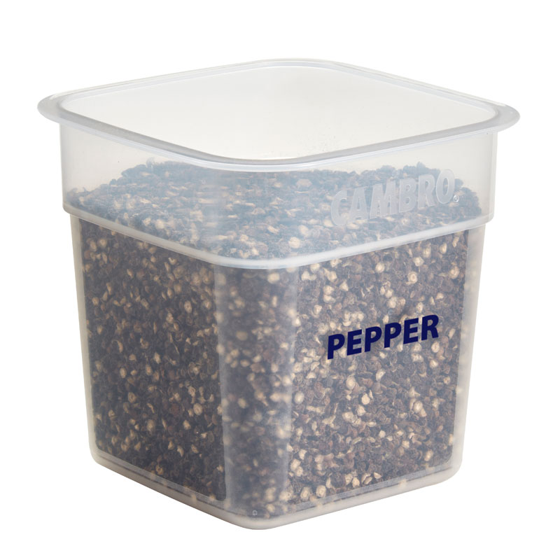 Recipiente Quadrado 900 ml – 12,4 x 12,4 x 11,9 cm – Translúcido