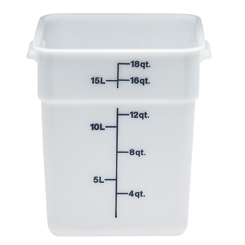Recipiente Quadrado Polietileno 25.6x31x32cm para Cozinha