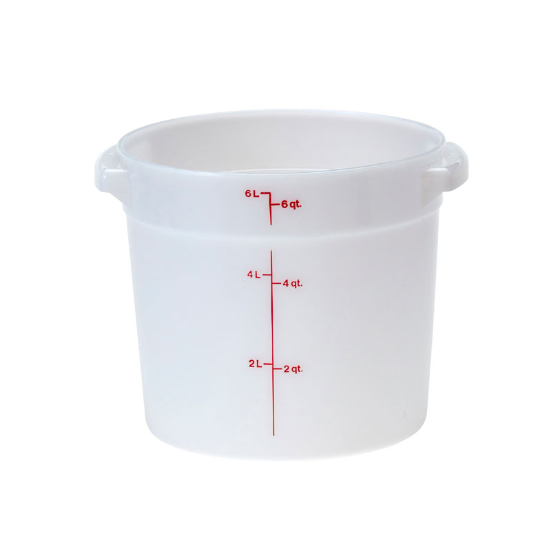 Recipiente Redondo PE 5,7 L - Ø 23 cm para Armazenamento Alimentar