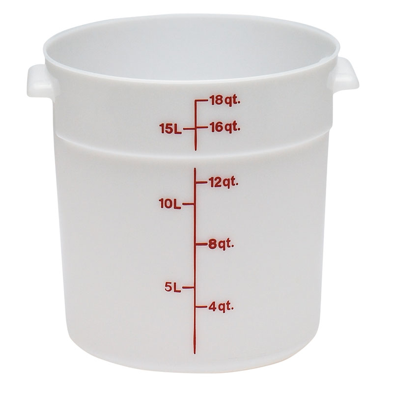 Recipiente Redondo PE 17,2 L - 32 cm Ø para Armazenamento