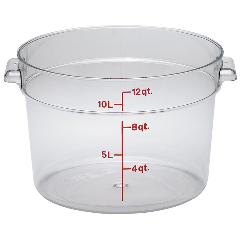 Recipiente Redondo Policarbonato 1.9 L - 18 cm Diâmetro