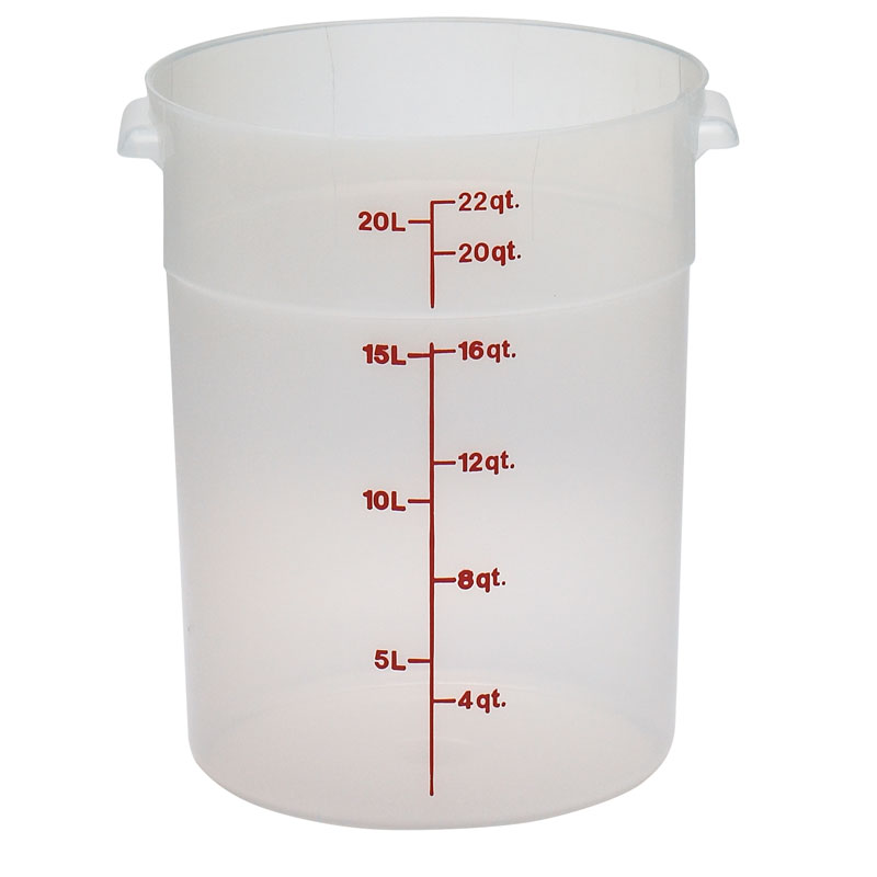 Recipiente Redondo Polipropileno 20,8 L – 32 cm Ø x 31 cm Altura