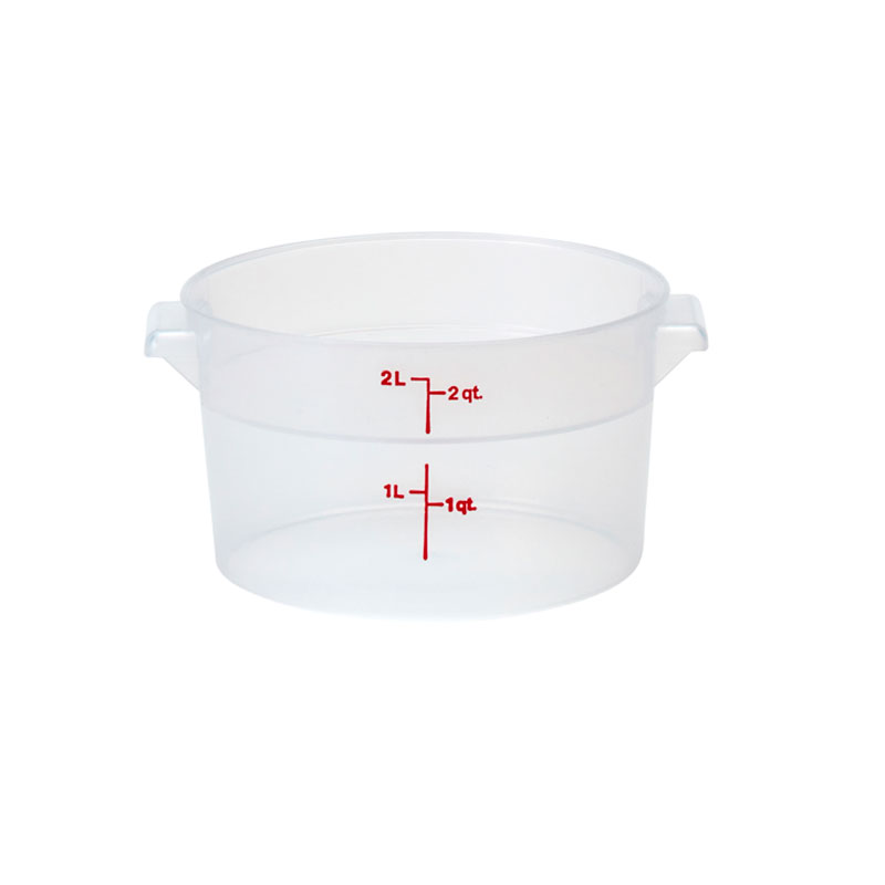 Recipiente Redondo PP 1,9 L para Armazenamento Ø18 cm x 11 cm