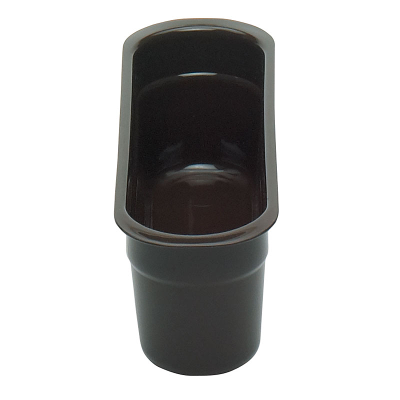 Recipiente para Talheres 360x113x103 mm Polietileno Preto