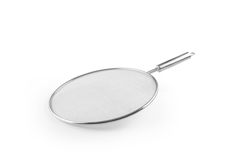 Resguardo Anti-Salpicos em Aço Inoxidável 29 cm para Frigideiras