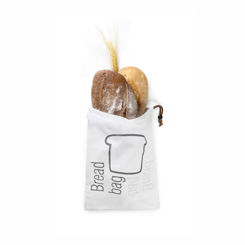 Saco para Pão Reutilizável 27,5 x 38 cm em Poliéster