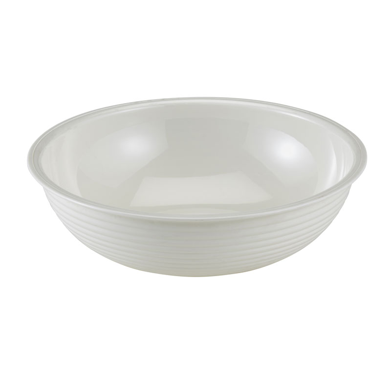 Saladeira Redonda Policarbonato Branca Ø 203 mm, 1,6 L