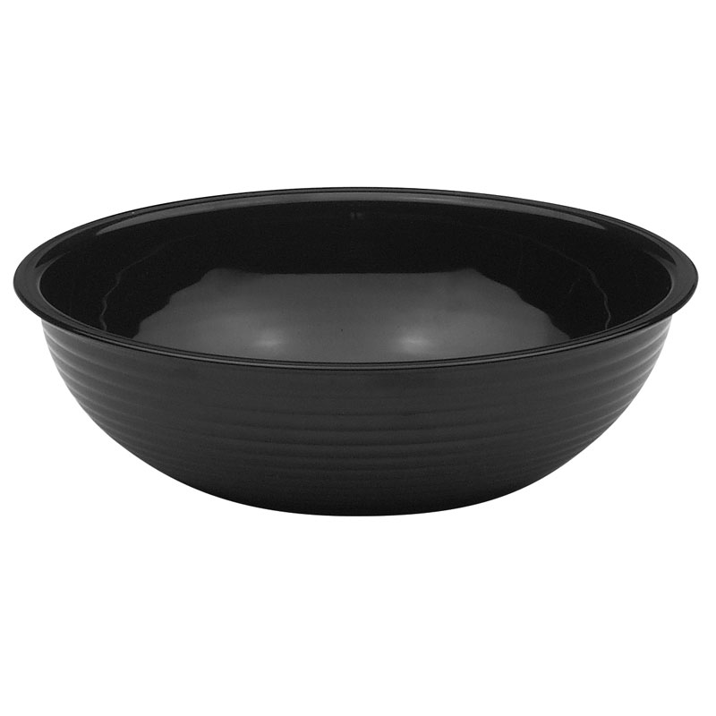 Saladeira Redonda Policarbonato – Ø 20,3 cm, 1,6 L, Preta