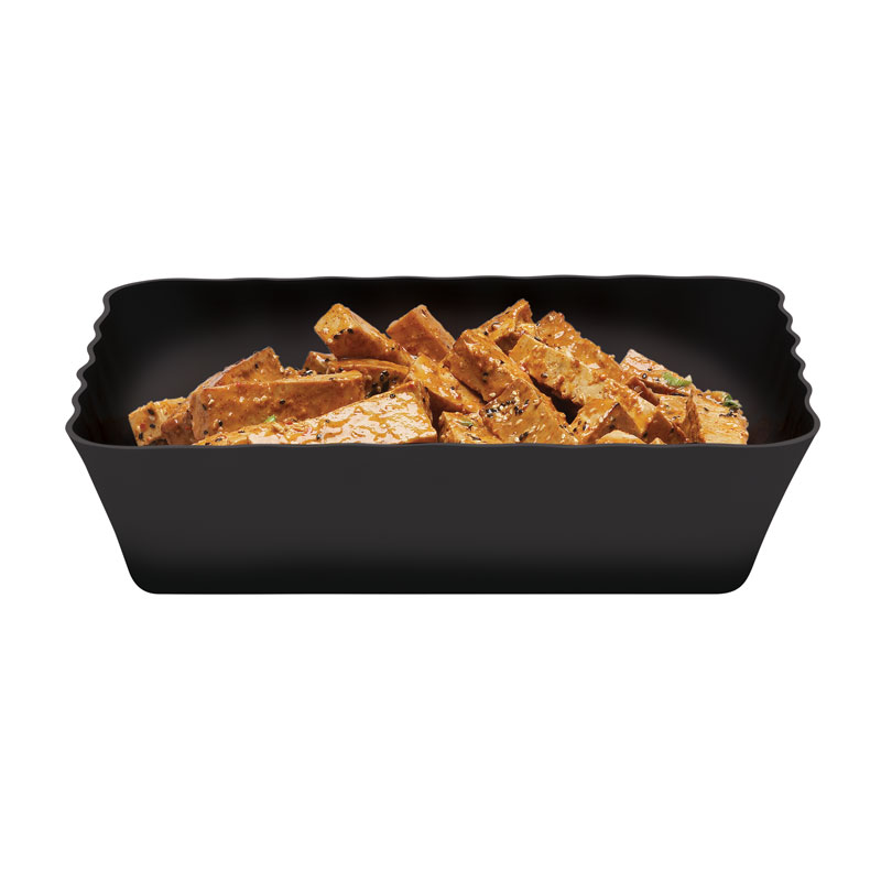 Saladeira Retangular Festoneada 4.3 L em SAN - 31.8 x 25.4 cm