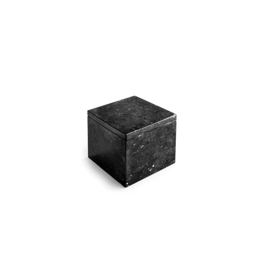 Saleiro de Mármore Preto para Serviço de Mesa