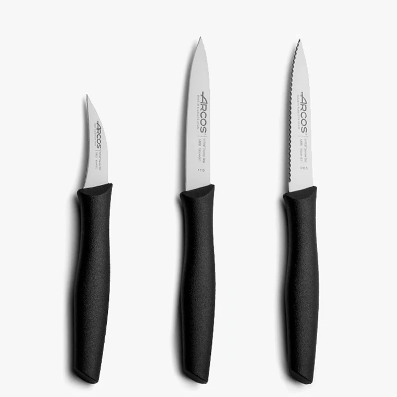 Set 3 Facas Pelar com Cabo Ergonómico Polipropileno