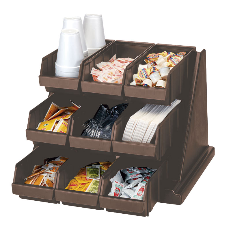 Suporte para 9 Recipientes Gastronorm - 64,8 x 54,3 x 36,2 cm