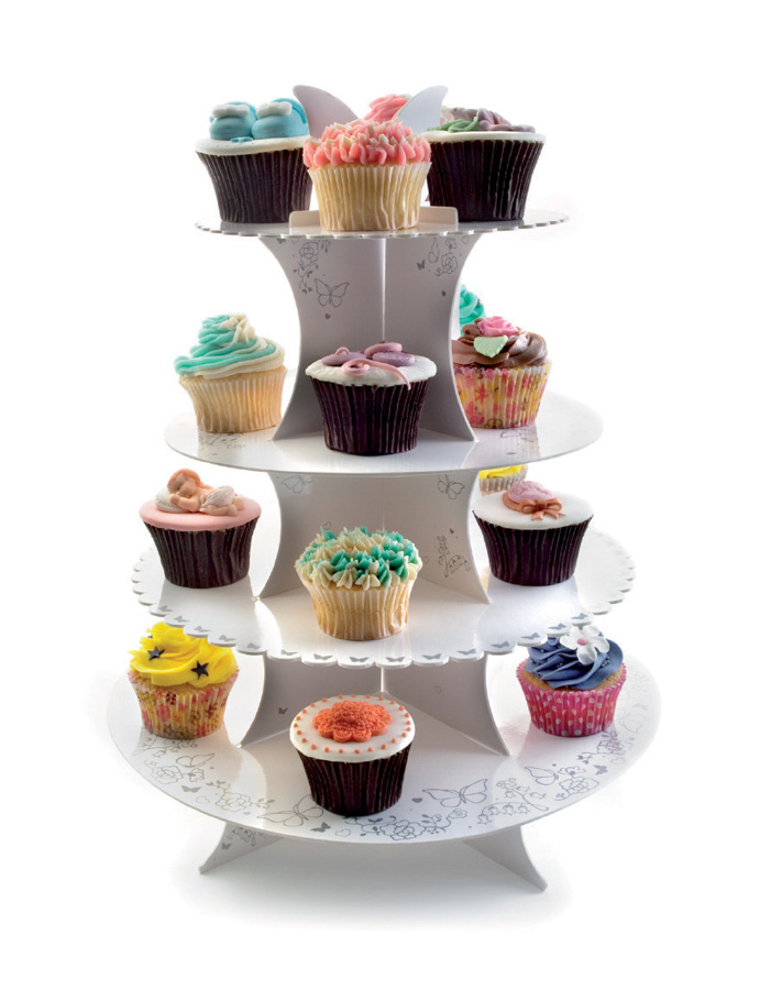 Suporte para Cupcakes em Cartão 16/20 Unidades