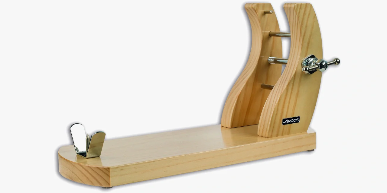 Suporte de Presunto em Madeira e Metal 500x280x180 mm
