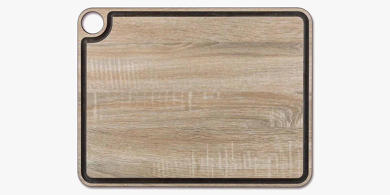 Tábua de Corte Resina e Fibra Celulose 427x327 mm para Cozinha Profissional