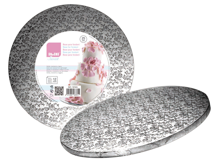 Tabuleiro Redondo para Bolos com Fondant 45 cm