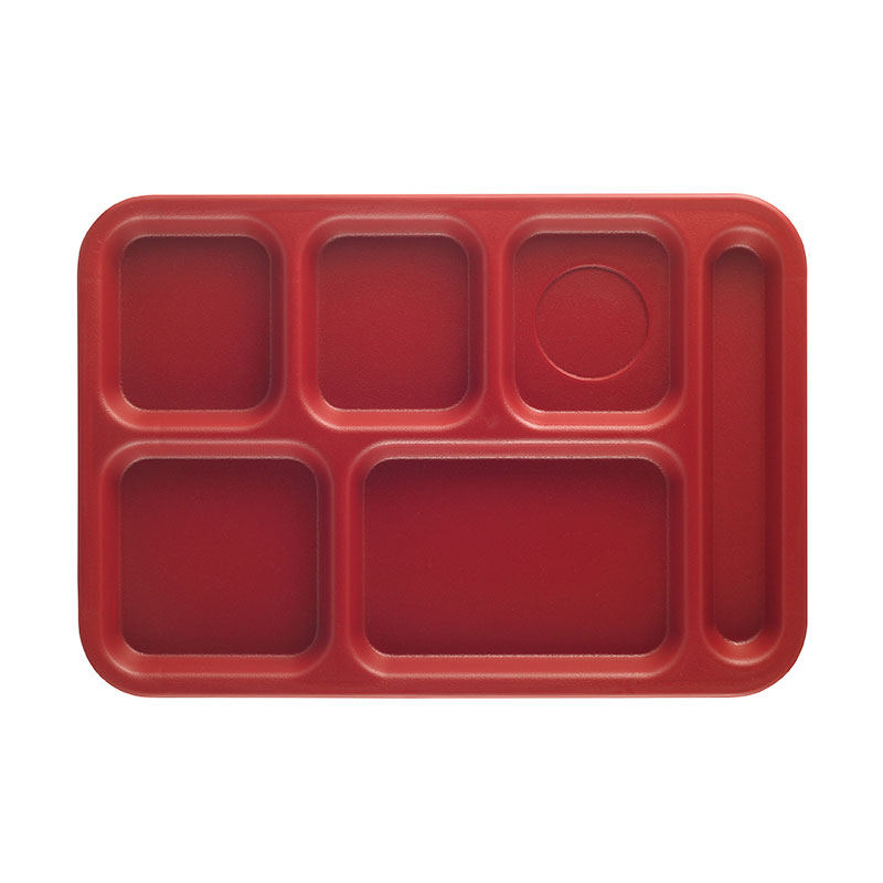 Tabuleiro Compartimentado Copolímero 6 Divisões 25,4 x 36,5 cm