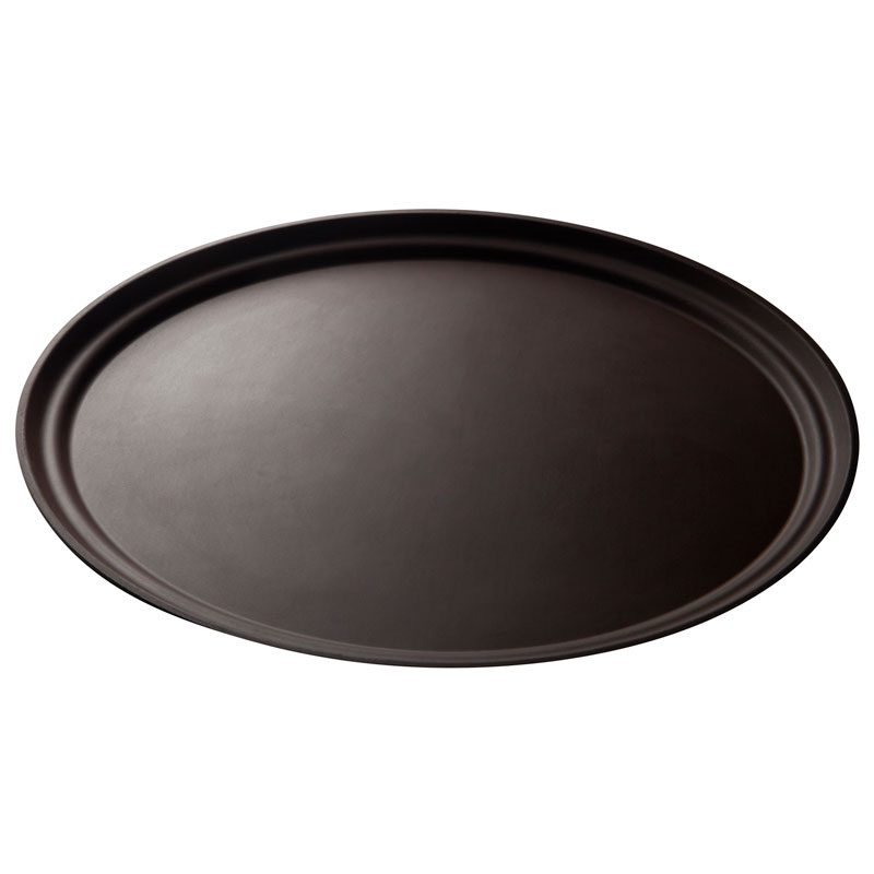 Tabuleiro Oval Antiderrapante Perfil Baixo 73,5 x 60 cm