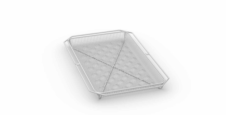 Tabuleiro Perfurado 1/1 GN para Fritar e Assar em Forno