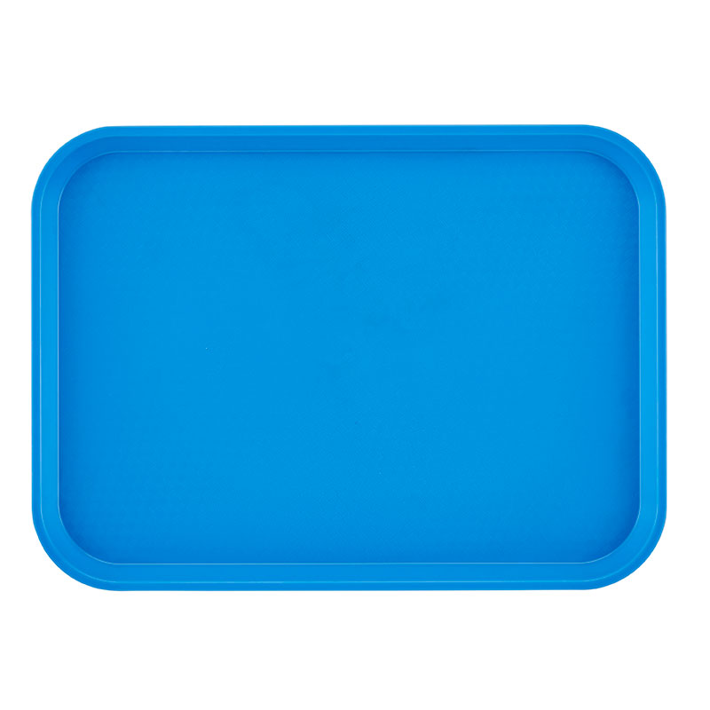 Tabuleiro Self-Service 34.5 x 26.5 cm Borda Elevada Azul