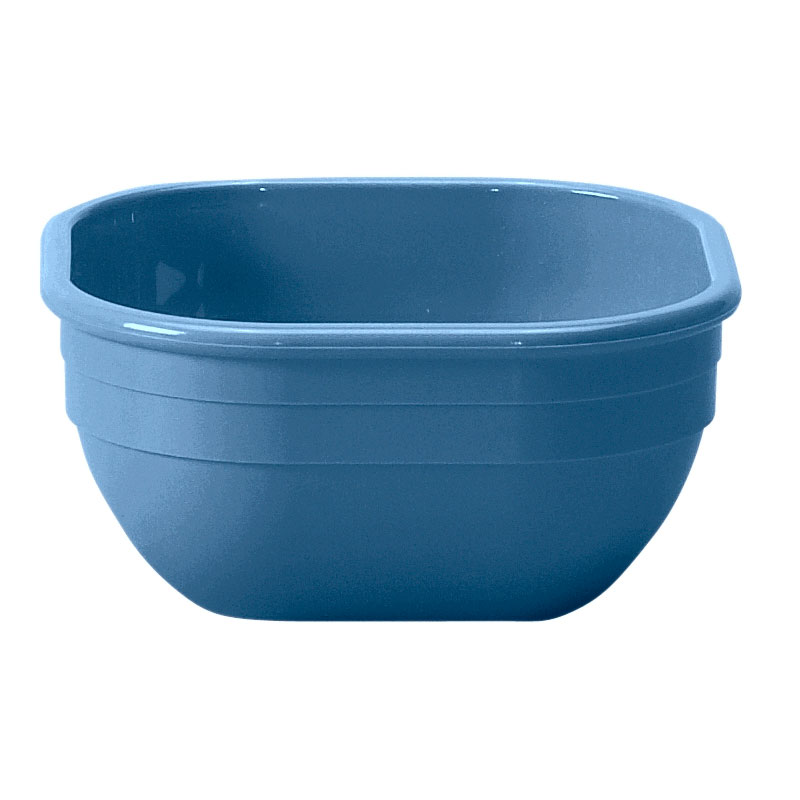 Taça Quadrada 10,2 cm Policarbonato Azul Pizarra