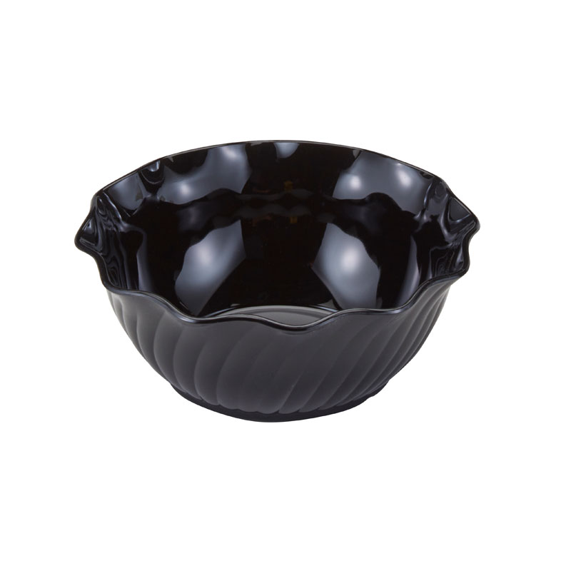 Taça Redonda de Policarbonato Negra Ø 13,6 cm